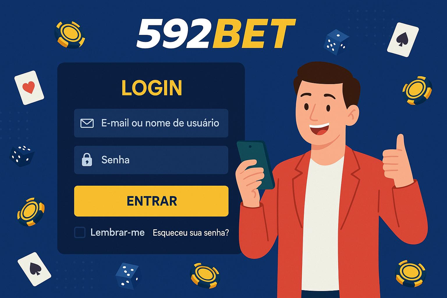 Criar uma nova Conta no plataforma 592BET  
